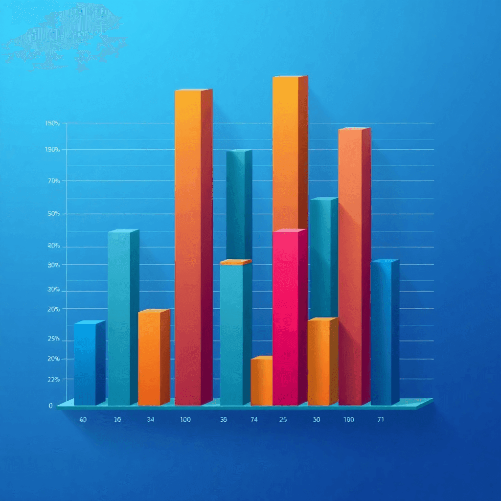Chart demonstrating AI-driven revenue predictions